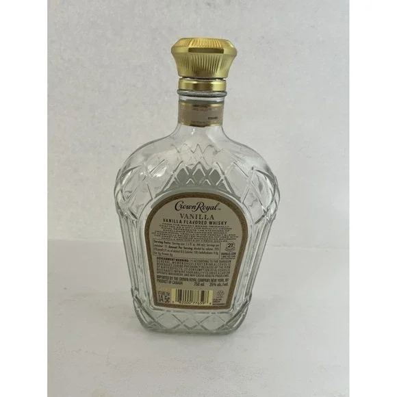 Crown Royal VANILLA Decanter Bag & Box EMPTY Soft Beige Bag + Bottle Box w Logos - Picture 6 of 12